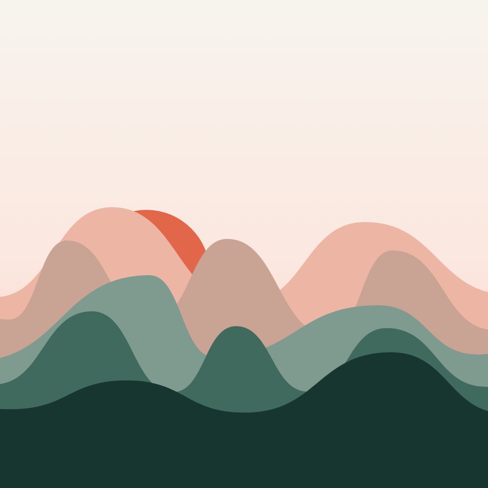 A ridgeline at first light.
